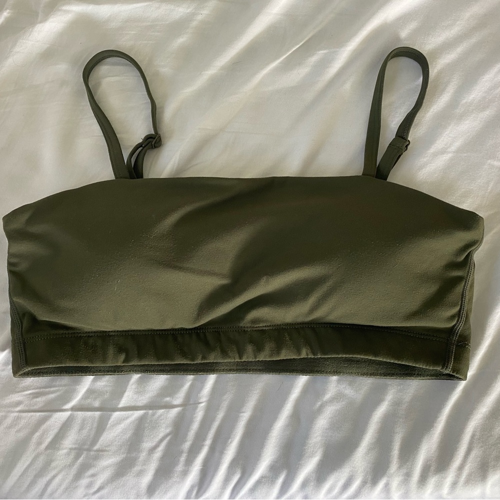 Aoxjox green sports bra